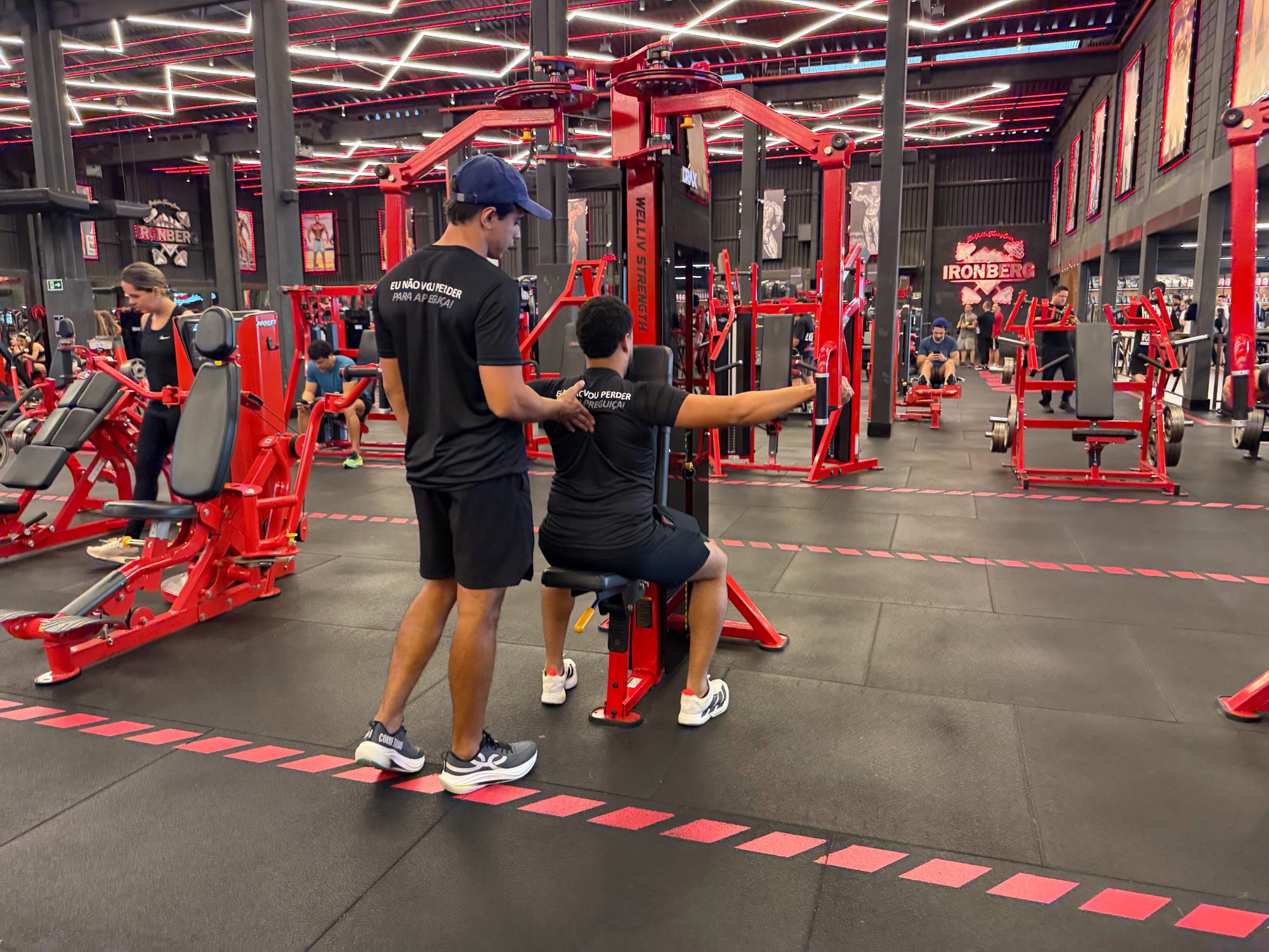 Membros treinando juntos